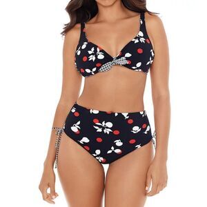 Skinny Dipper by Miraclesuit Fruity Tutti  reversible Top & Bottom Bikini